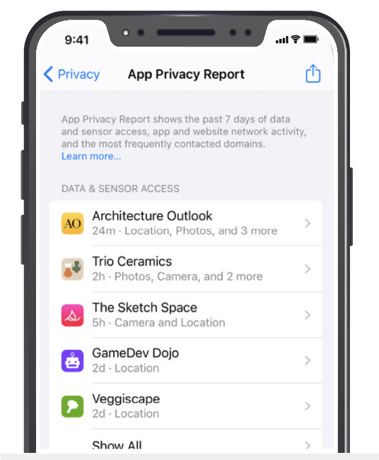 App Privacy Report