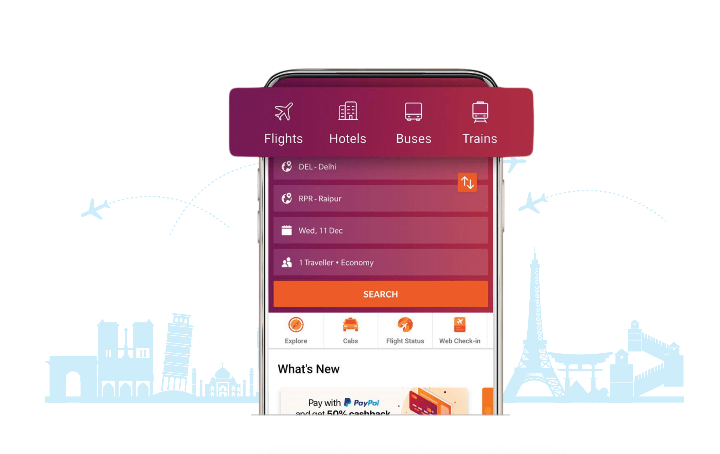 Ixigo app travel booking platfrom