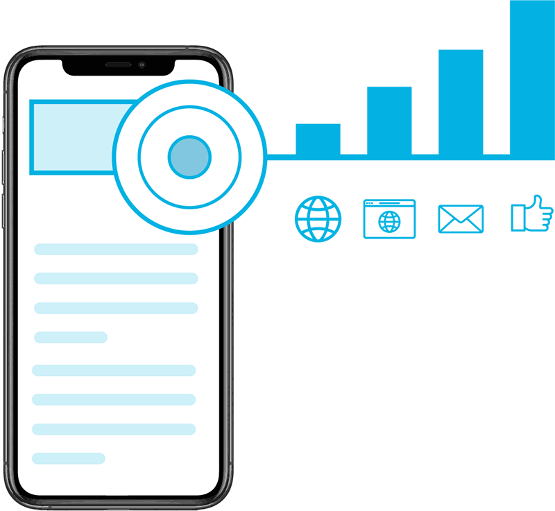 mobile phone with dynamic linking functionality