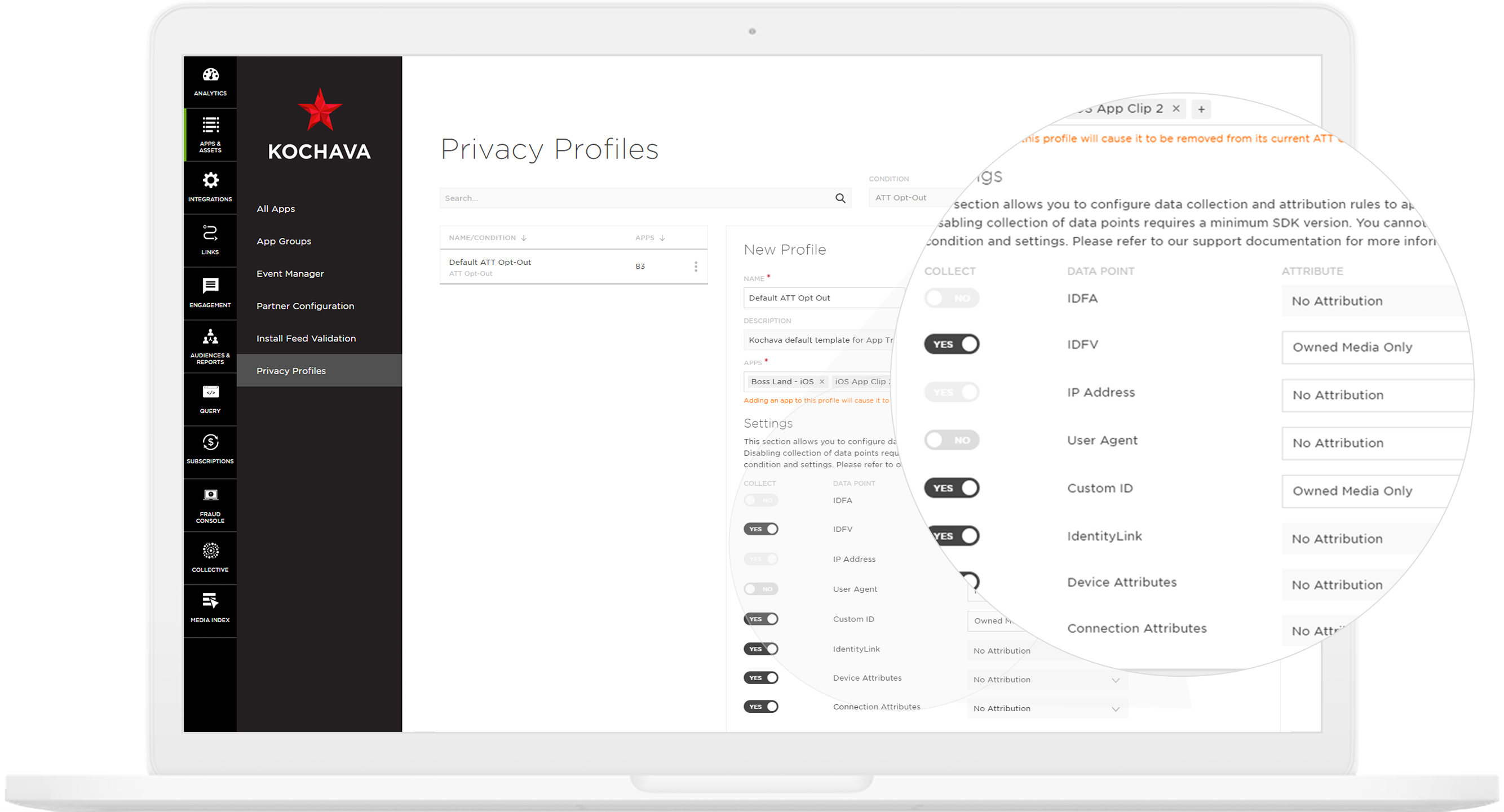 privacy profiles